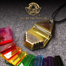 Anime Digimon Adventure Evolution Badge Tag Crest Emblem Necklaces Keychain Gift