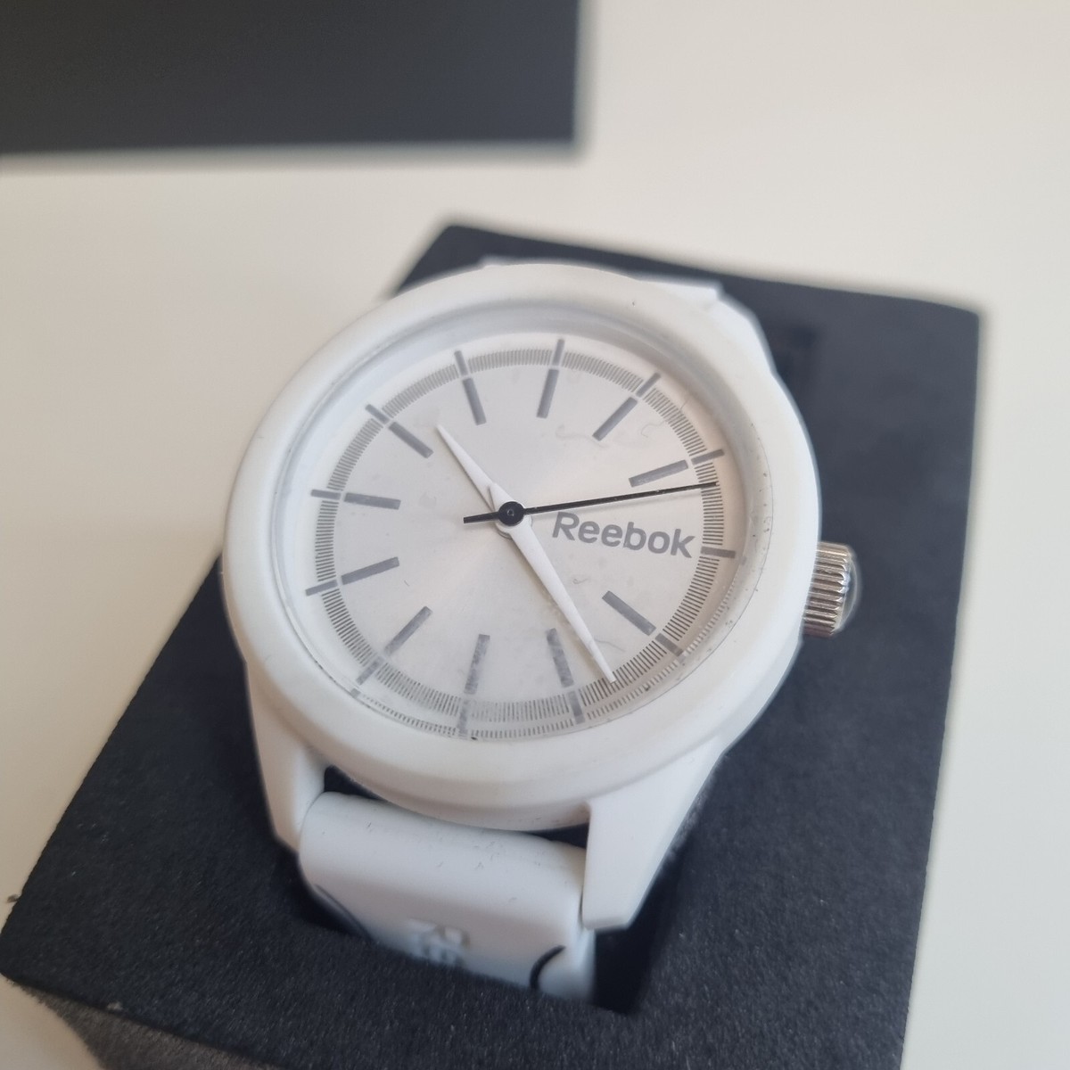 Reebok Spindrop White Silicone Unisex Watch RF-SPD-L2-PWIW-WB New