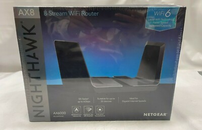 NETGEAR Nighthawk AX8 Dual-Band 8-Stream Wi-Fi 6 Router - Brand New