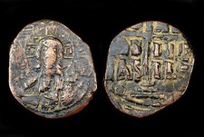 Byzantine, Follis. Romanus III° Argyre (1028-1034). Bronze