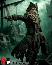 Davy Jones, 12K Resin 1:9 20 CM Model Kit Painted 3d Printed GK Statue Figure