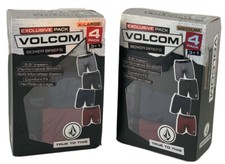 VOLCOM MEN'S PERFORMANCE BOXER BRIEFS 3 PACK AND 4 PACK.