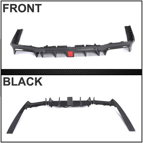 REAL Carbon Rear Bumper Diffuser Lip Fit For Mercedes W213 E-Class E63AMG E43AMG - Picture 9 of 10