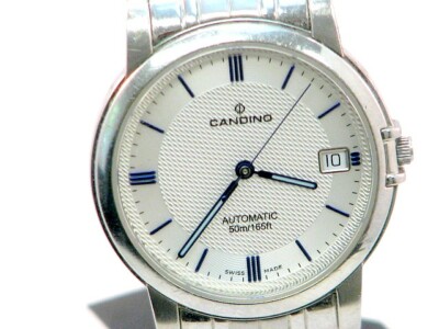 Candino ETA 2824-2 Automatic Herren Armbanduhr Edelstahl Men's Watch Swiss Made
