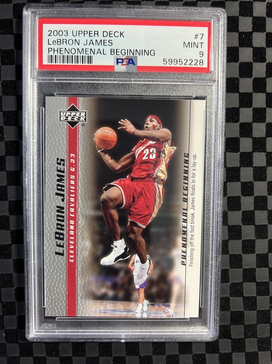 2003-04 Upper Deck Phenomenal Beginning #7 LeBron James RC 2003-04 Upper Deck Phenomenal Beginning #7 LeBron James RC