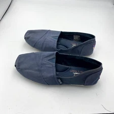 Bobs By Skechers Plush 33645-DKNV Womens US 8 Navy Blue Slip On Walking Shoes