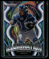 2022 Panini Prizm #IL-6 Salvador Perez Illumination Green Prizm