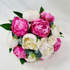 Wedding Flowers Peony Posy ~ Bouquet Bride~ Bridesmaid ~Flower-Girl ~ Buttonhole