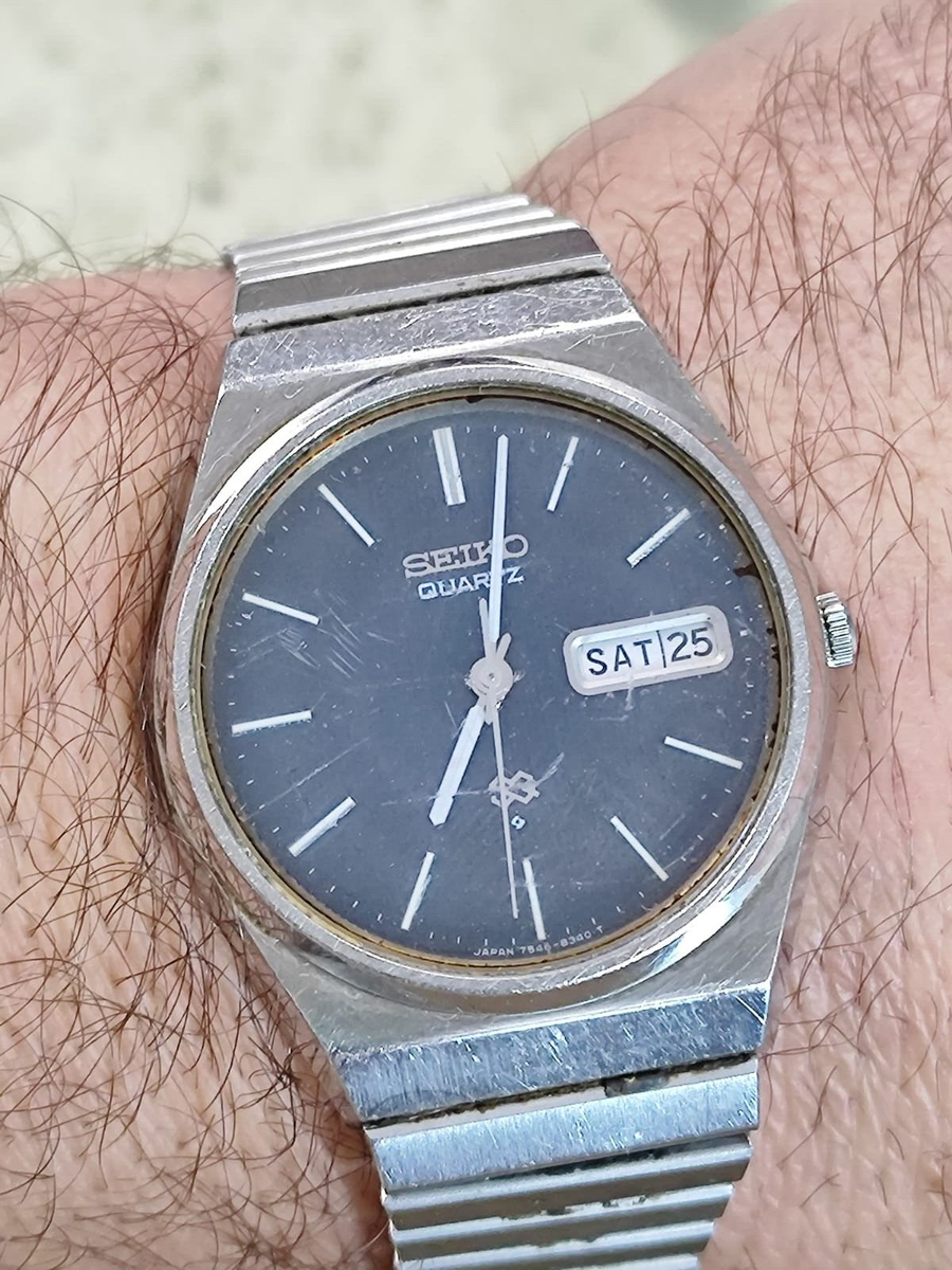 VINTAGE SEIKO SQ 7546-8310 Quartz WORKING | eBay