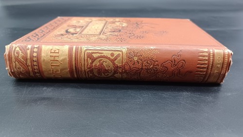 Goethe H.c. Book 1874, Rare Antique Book Of Poems. C1782 - Foto 5 di 19