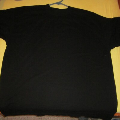 Basic Men's Short Sleeve T-Shirt *XL-MEN WITT WILLOW* Black -New- XXL