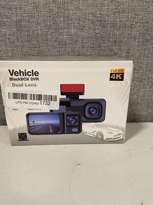 NEW Dual Lens Vehicle Blackbox DVR Full HD 1296p Camera Video Car