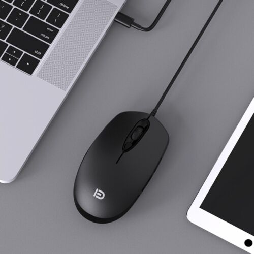 Type Gaming Mouse 3700C Ergonomic Mice Adjustable 2000DPI for TypeC Devices - Picture 6 of 8