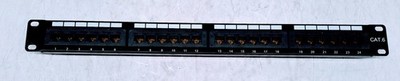 CABLE MATTERS 24 PORT P24T-KAA CAT6 PATCH PANEL RACKMOUNT