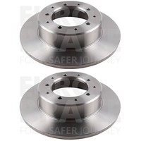 2X Eurobrake Bremsscheiben 290Mm Voll Hinten Passend FüR Land Rover Defender