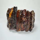 Baltic Amber Bracelet  Multicolor Natural Stretch Genuine Gemstone 1337