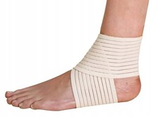 Kn&ouml;chelbandage &bdquo;Hydas&ldquo; &ndash; elastische Bandage &ndash; Einheitsgr&ouml;&szlig;e, 2 St&uuml;ck