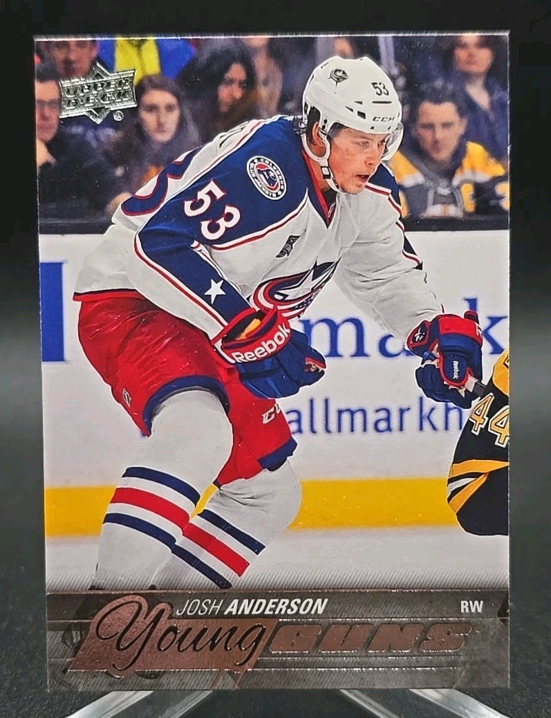2015-16 Upper Deck Young Guns Josh Anderson RC #217 Columbus Blue Jackets