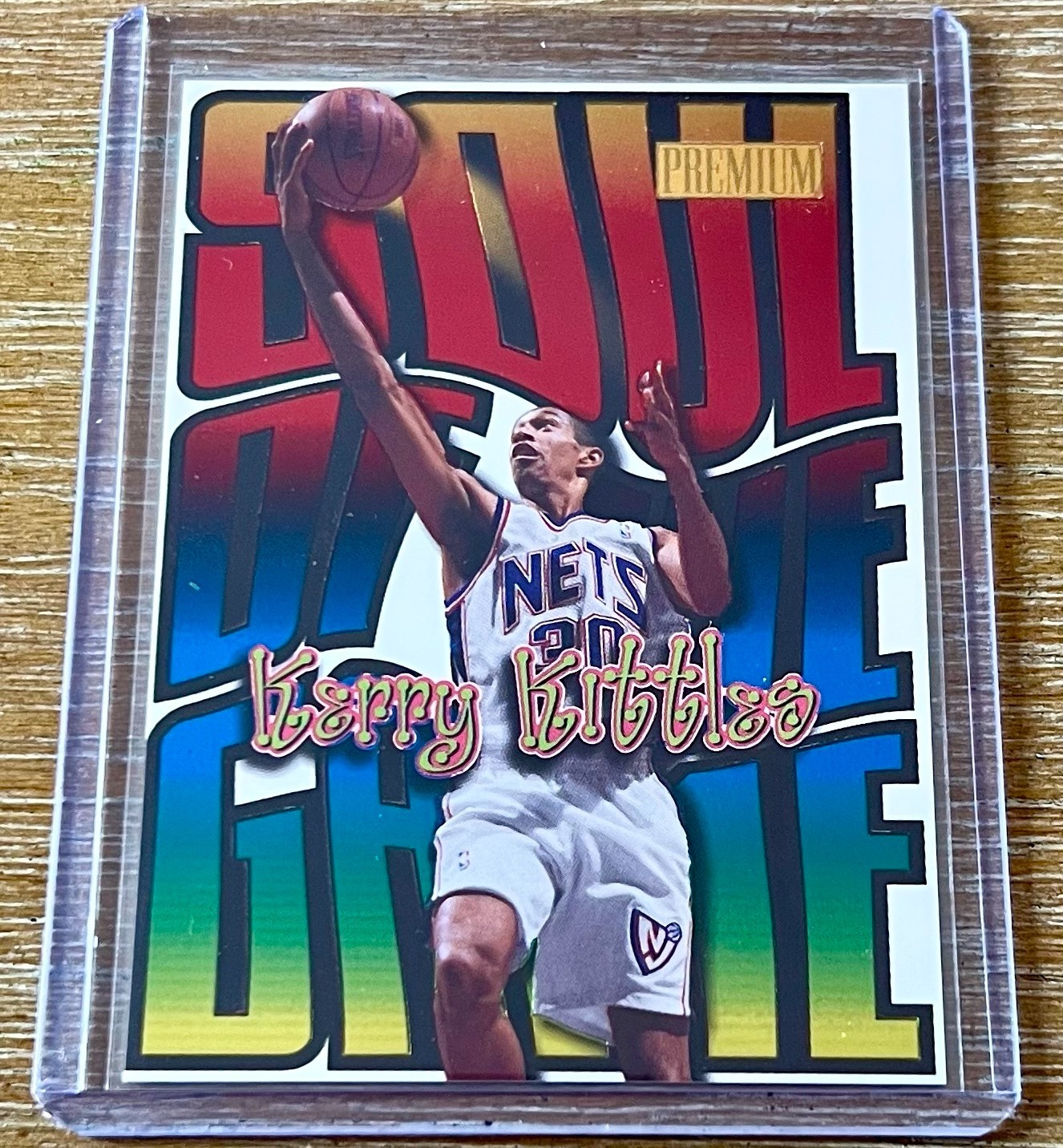KERRY KITTLES 98-99 Skybox Premium #10 SOUL OF THE GAME ! NEW JERSEY NETS !