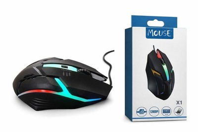 Gaming Maus PC LED USB Kabelgebunden Farbwechsel Ergonomisch Optical Gamer Mouse