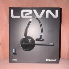 LEVN Wireless Headset Mic Bluetooth Noise Canceling Work From Home Office CT002