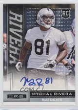 2013 Panini Rookies & Stars Longevity Parallel Signatures Mychal Rivera Auto 1i3