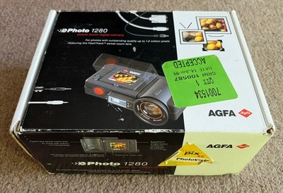 Agfa ePhoto 1280 - Early Digital Camera 1.2 MP 1997 - Boxed Complete