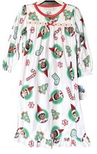 New  3T  Elf on the Shelf Lightweight Fleece Nightgown