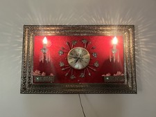 Vintage Mid-Century OVER THE COUCH Clock Pris...