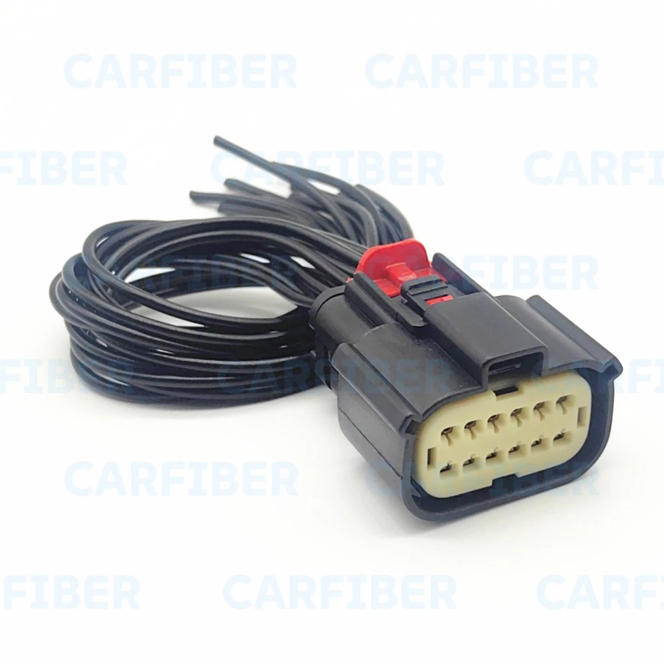 12-Way Front Headlamp Headlight Pigtail Connector Fits Chrysler 200 2015-2017 - Image 2 of 4