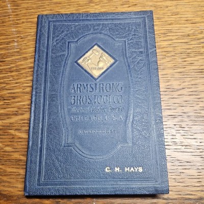 Vintage Armstrong Bros. Tool Co. Catalog USA   1927 Rare! Hardback 