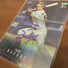 [Rare item] BBM2024 Takumu Nakano Purple foil autograph card 10 series Hanshin