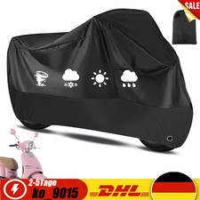 Motorrad Abdeckung Motorradgarage Wasserdicht Motorradplane Abdeckplane Roller!