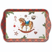 Tablett, Tray Rocking Horse | Schaukelpferd 13X21Cm Ambiente | Weihnachten