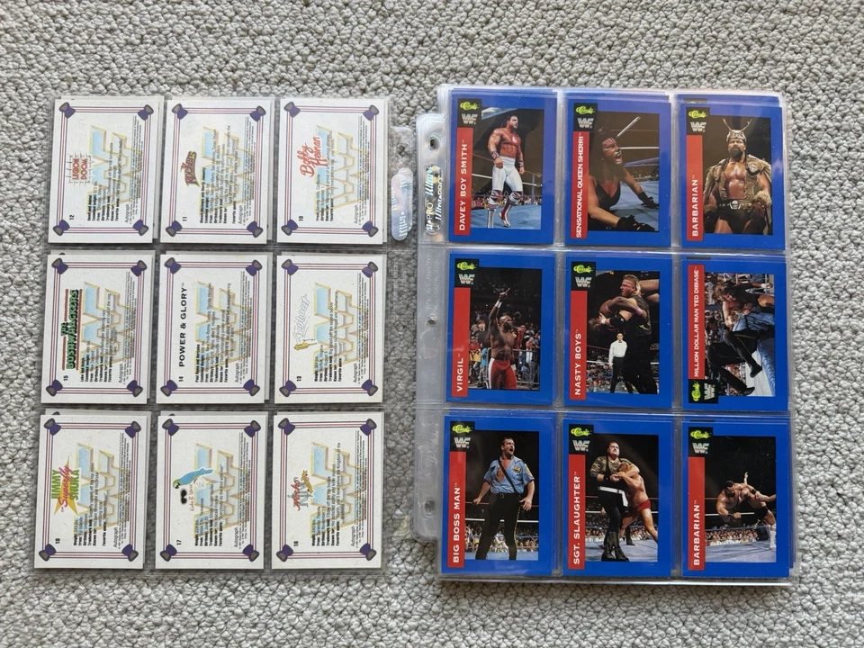 1991 Classic WWF WWE Superstars Card Set - Image 4 of 4
