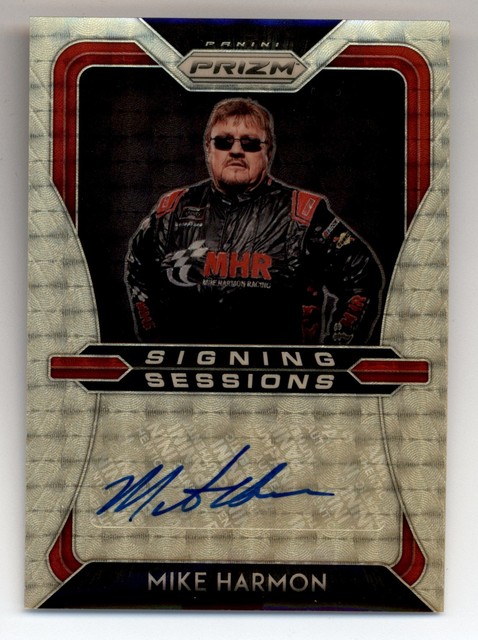 2020 Panini Prizm Signing Sessions Gold Vinyl Mike Harmon Auto 1/1 - NM-MT