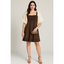 Cocktail Dress Womens 16 Glitter Panel Sparkle Holiday Party minimalist Glam