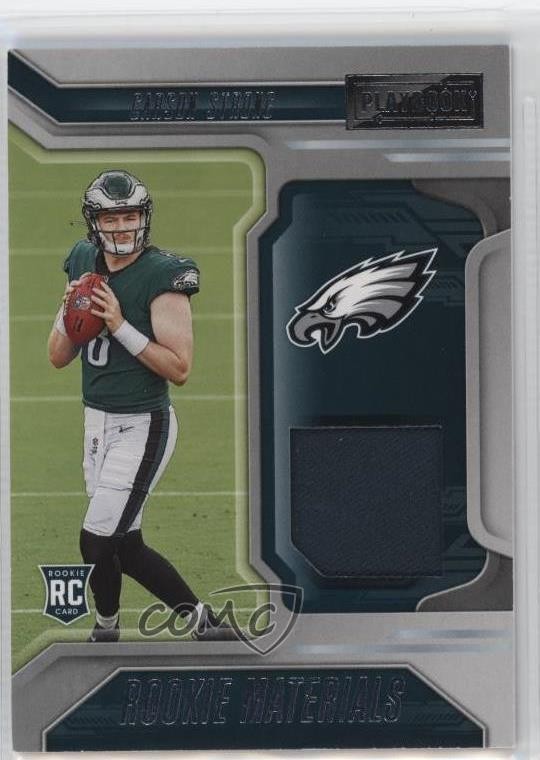 2022 Panini Playbook Rookie Materials Carson Strong #RM-11 RC 11dt