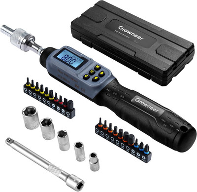 Upgraded Digital Torque Screwdriver, 3.5-70.8 In-Lbs/0.4-8 Nm, 1/4'' Drive Inch