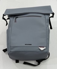 Tommy Hilfiger Mens Rolltop Backpack, Gray(Bl...