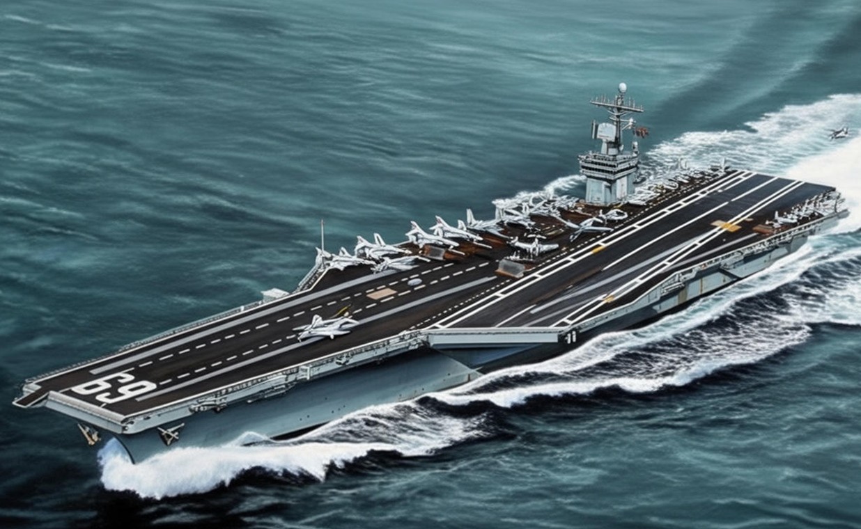 Trumpeter 05753 USS D. EISENHOWER CVN-69 1978 1/700 Model Kit