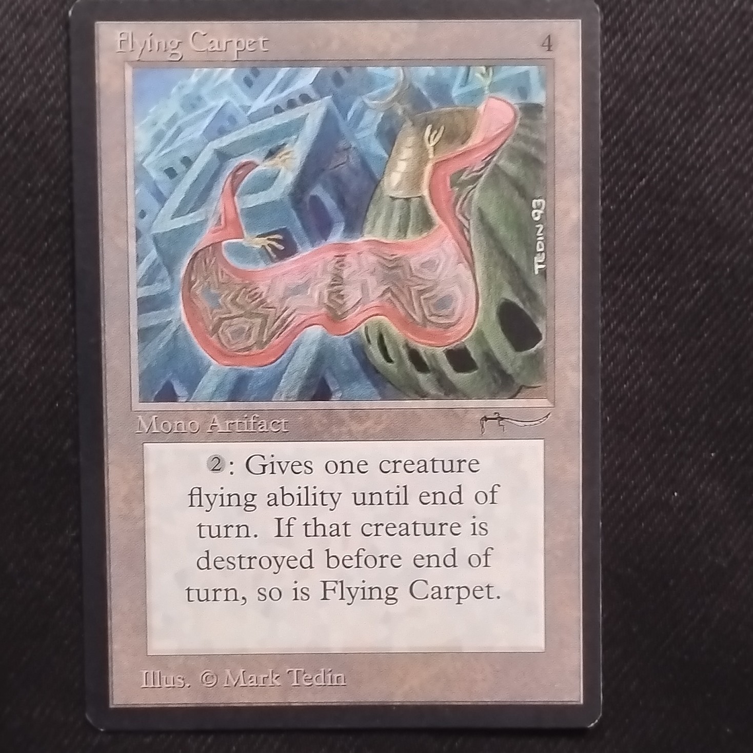 Magic: The Gathering Flying Carpet Artifact Arabian Nights Regular Uncommon