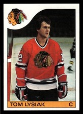1985-86 Topps Tom Lysiak #23 - Chicago Blackhawks - NM+