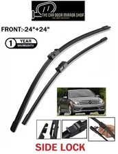 For Mercedes C Class W204 2008-2013 Windscreen Wiper Blades Front Set 24" 24"