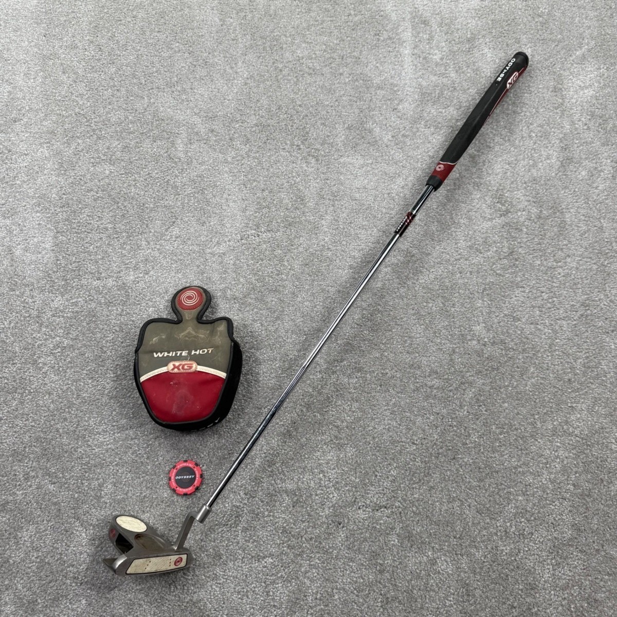 Odyssey White Hot XG 2-Ball Blade Putter Golf Club with Headcover