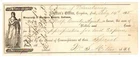Indiana 1865 Civil War Volunteer Bounty loan repayment: printed $ 50.00 note
