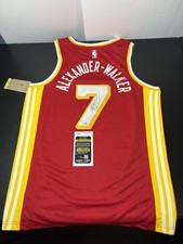 Nickeil Alexander-Walker Signed Atlanta Hawks Jersey Autographed NBA Hot JSA COA