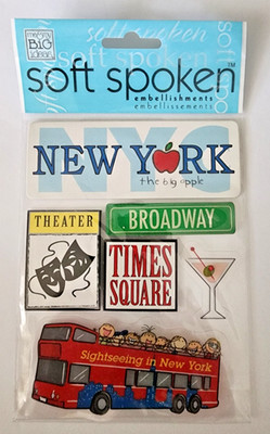 Vintage Soft Spoken Embellishments - New York City - SS245