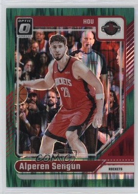 2024-25 Panini Donruss Optic Green Shock Prizm 10/149 Alperen Sengun #49 1oq1