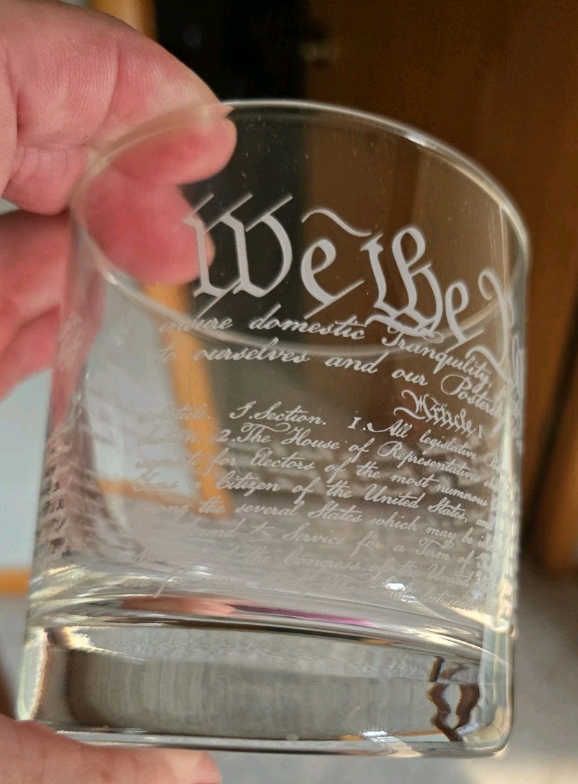 New Whiskey Decanter Set 250 Yr We The People Old Southern Brass 